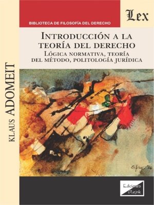 cover image of Introducción a la teoría del derecho